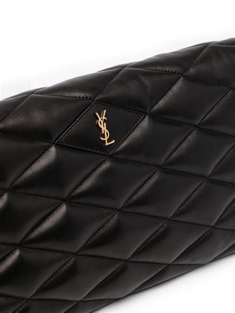 ysl puffer clutch|Saint Laurent Sade Leather Puffer Clutch .